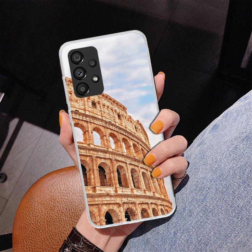 Roman Colosseum Phone Case For Samsung Galaxy A52 A32 A22 A12 A51 A31 A50S A30S A20S A10S Note 20 Ultra 10 Plus S10 A72 A71 Gala