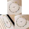 French Retro Pearl Beaded Necklace With Geometric Design For Elegant Women