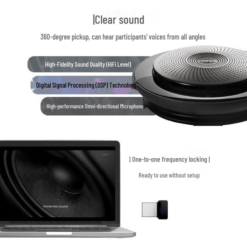

Jabra Speak 710 Bluetooth Conference Speakerphone (CN version)