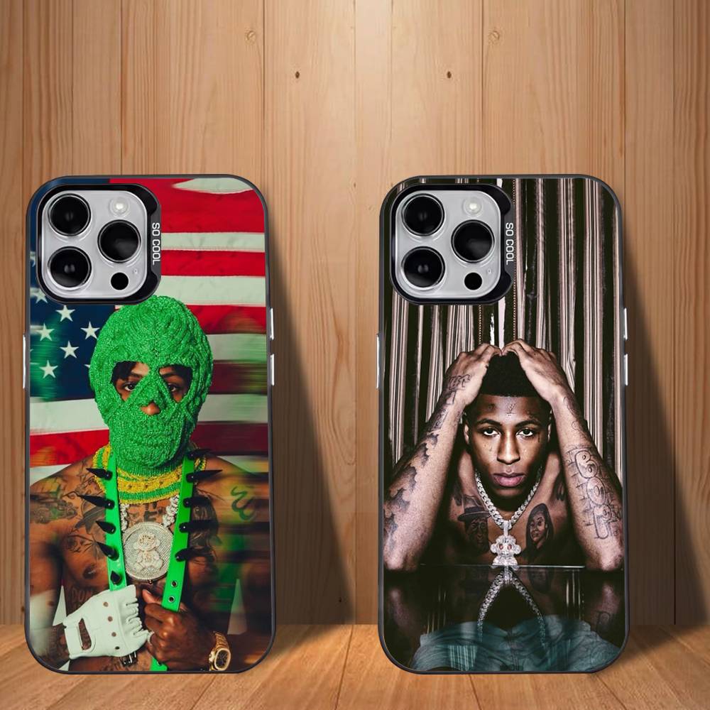 W-WASW COOL Y-YoungBoyS Phone Case For iPhone 12,16,11,14,13,17,15,E,Max,Plus,Air,Pro,Mini Black Shockproof Cover