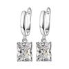 Glass Diamond Necklace Earrings Set Simple Style Necklace Jewelry Set  Women Girls