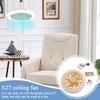 Ceiling Light Fixture With Fan Bedroom Ceiling Fans With Led Lights Remote Control Cooling Accessories Illumination Lamp For