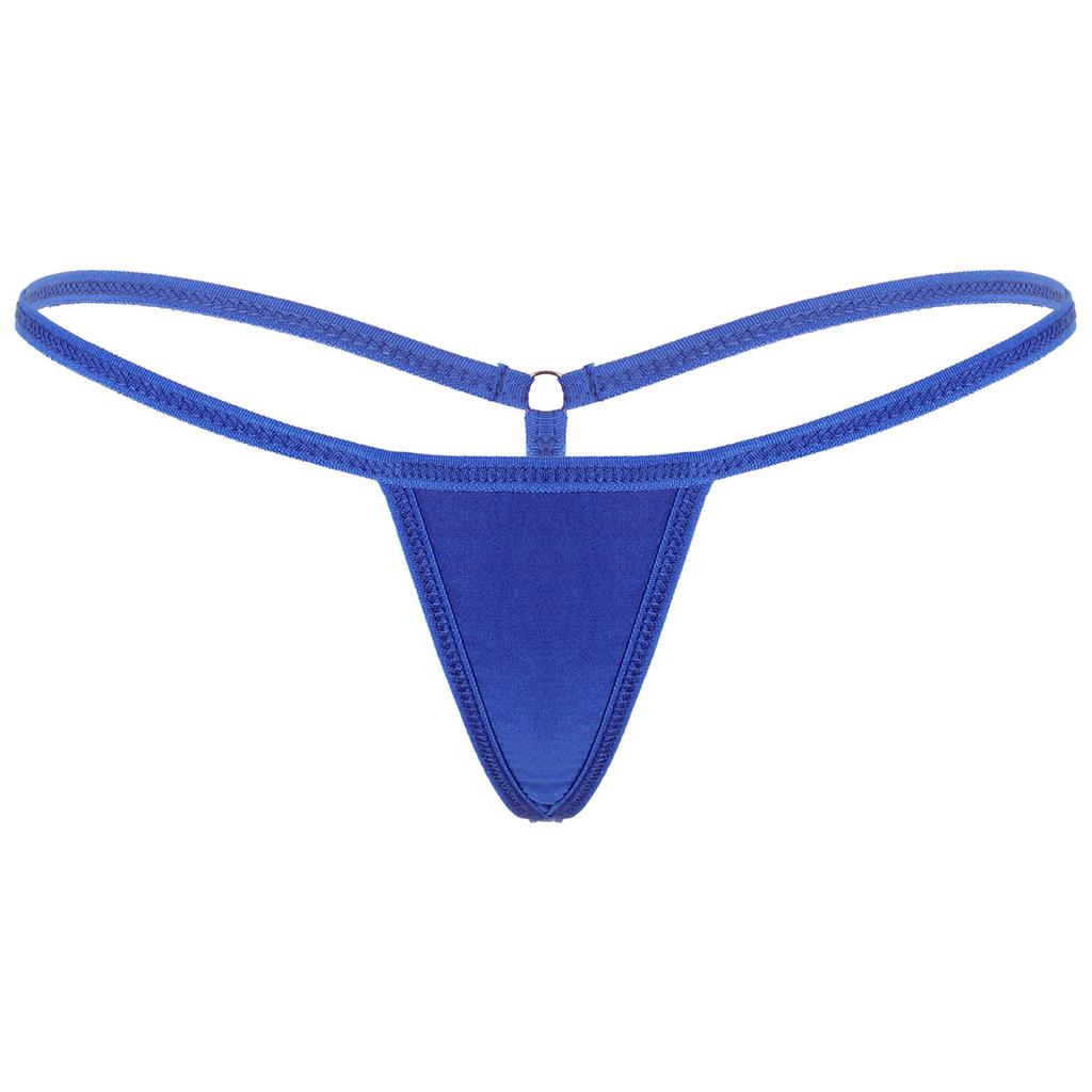 Damen T-Rücken String Niedrige Taille G-String Elastischer Bund Micro-Bikini Höschen Unterwäsche