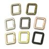 5pcs Square Shape Carabiner 7 Colors Bag Belt Buckle Plated Gate  Purses Handbags Buckles