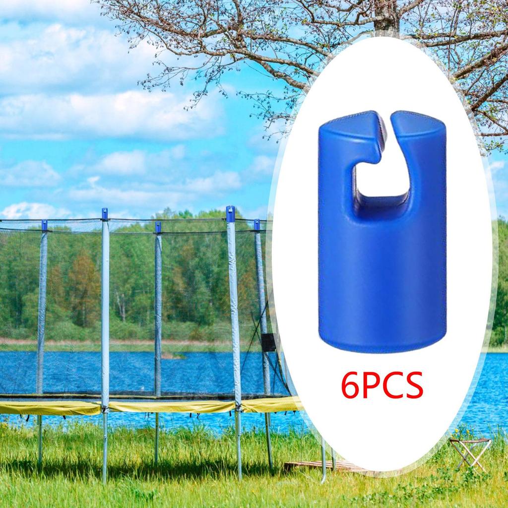 Trampoline Enclosure Pole Caps Reusable Protection Replacement End Protector Protective Cover for Girls Family Boys Children