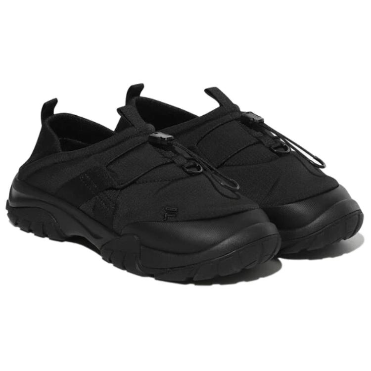 Fila Puffer Slip-On V2 Comfortable Soft Low-Top Casual Shoes Unisex Sneaker Black 1XM02359G001