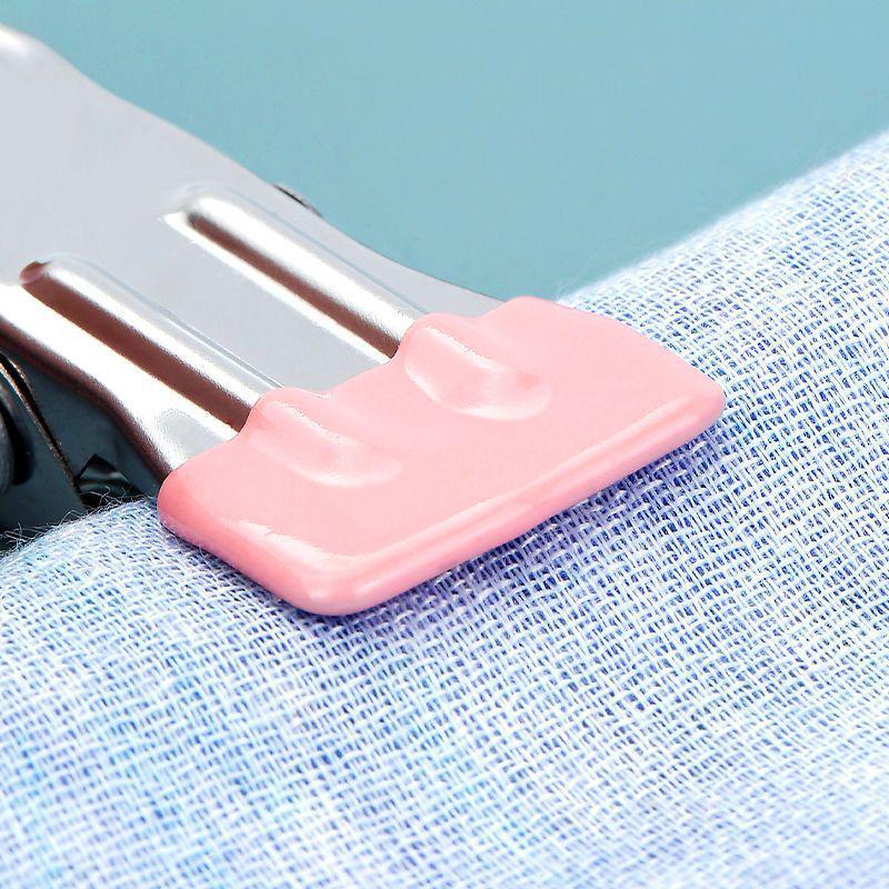 Stainless Steel Rubber-Coated Clips for Clothing & Accessories