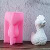 3D Cute Sheep Candle Silicone Mold Lamb DIY Aromatherapy Candle Gypsum Clay Resin Mold Goat Soap Mold Home Decoration Gifts