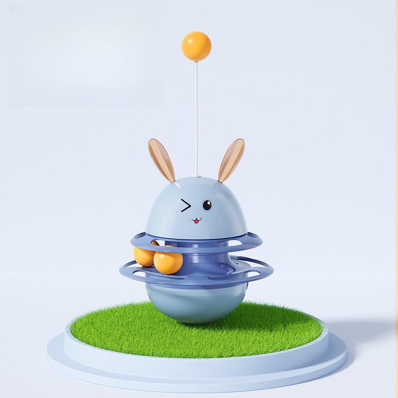 Cat Tumbler Leaking Food Ball Teasing Cat Stick Cat Leaking Food Device Pet Supplies