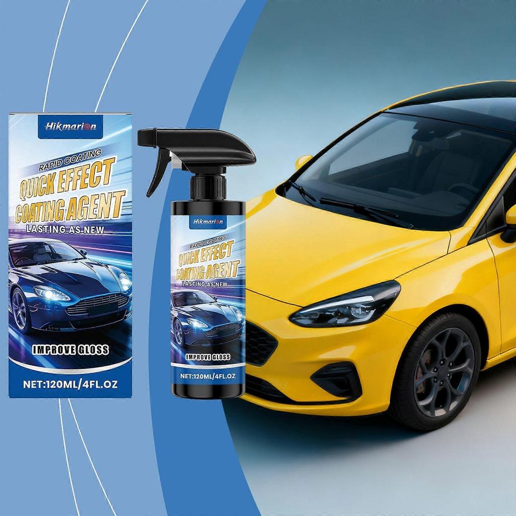 Hikmarion Car Coating Spray Car Paint Clean Coating Maintenance Brightening Gloss Mild Spray