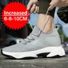Sneakers Men Elevator Shoes Spring Summer Invisible Heightening Shoes Men 10CM Insoles Inner Height Increasing Mesh Sports Shoes