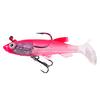 14CM Shad Soft Swimbait Jig Head Lure 8G Pre-Rigged Pinfish Lure Swimbait with Ultra Hook Paddle Tail Lure for Saltwater Fres