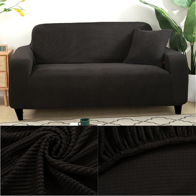 Sofa Case For Living Room Thick Elastic Polar Fleece Cover For Couch Couch Armchair 1 Top 2 3 4 Seat L Shaped Corner Sofa Cover for Home