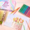 Macaron Colored Perfect for and Designed for Students and Portable Pencils, 72-Color Set, Oil-Based, Non-Toxic, Sketching, Coloring, Drawing,