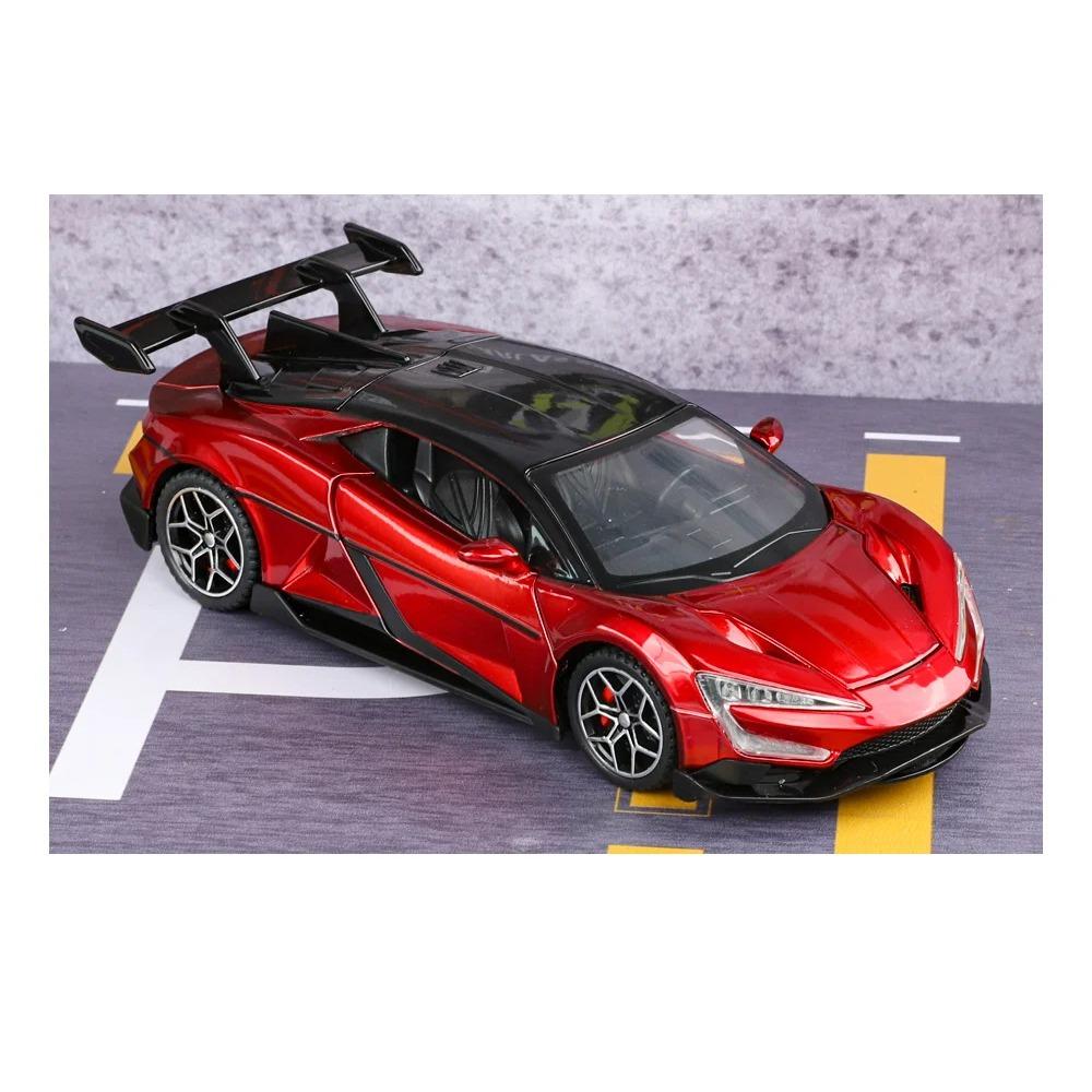 Simulation 1/32 BYD YANGWANG - U9 Alloy Car Model, Game Vehicle Birthday Gift with Sound and Light Children's Toy Car Boy