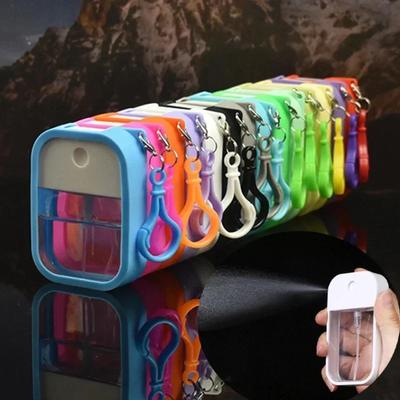 58ml Spray Small Sanitizing Spray Scented Vegan Hand Sanitizer  with Keychain Perfume Alcohol Water Spray Bottle Travel