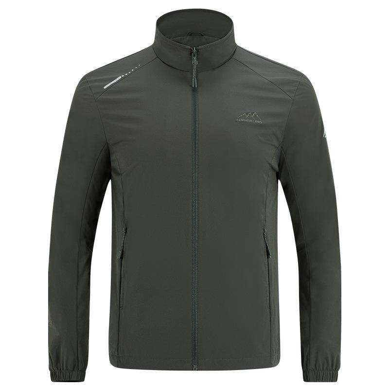 Couples' Plus Size Windbreaker: Lightweight Spring/Fall Outdoor Shell with Sun Protection & Waterproof Features
