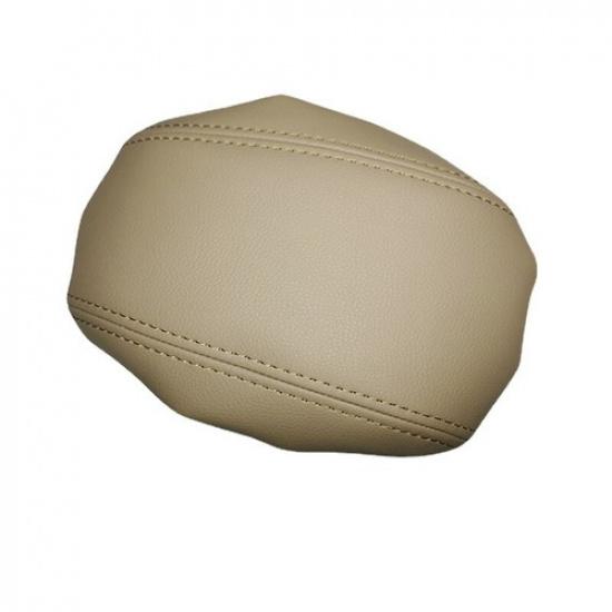 Beige Leather Car Inner Armrest Box Cover Case For Honda Civic 9Th 12 13 14 15