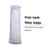 Akvariefilter Nätpåse Lättvikt Akvarium Ringfilter Strumpa 200um