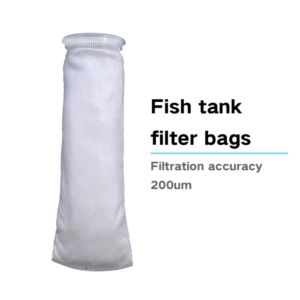 Akvariefilter Nätpåse Lättvikt Akvarium Ringfilter Strumpa 200um