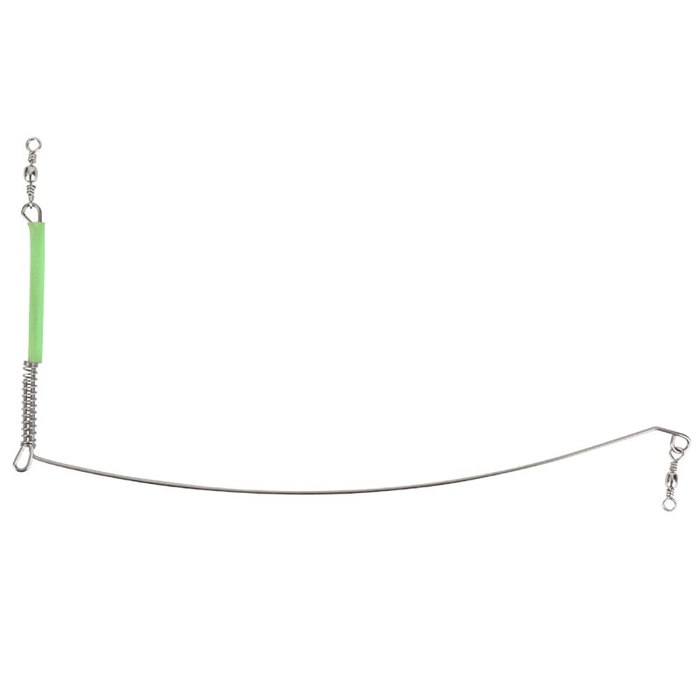 10PCS 15/20/30/40CM Luminous Curved Blade Balance For Sea Fishing Stainless Steel Single-Blade Balance Hook Divider Fishing Gear