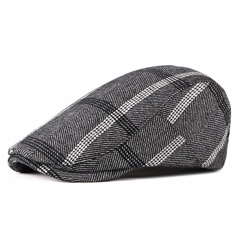 Spring Autumn Winter Newsboy Caps for Men Plaid Beret Cap British Retro Flat Cap Gatsby Painters Hat Driver Ivy Hat Hombre Boina