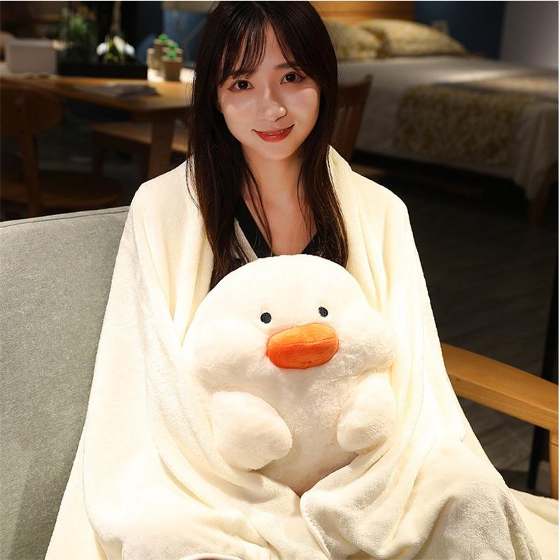 Daimeng Doudou Lazy Duck Plush Toy With Soft Body, Perfect For Snuggling And As A Gift For Girlfriend 70 Characters