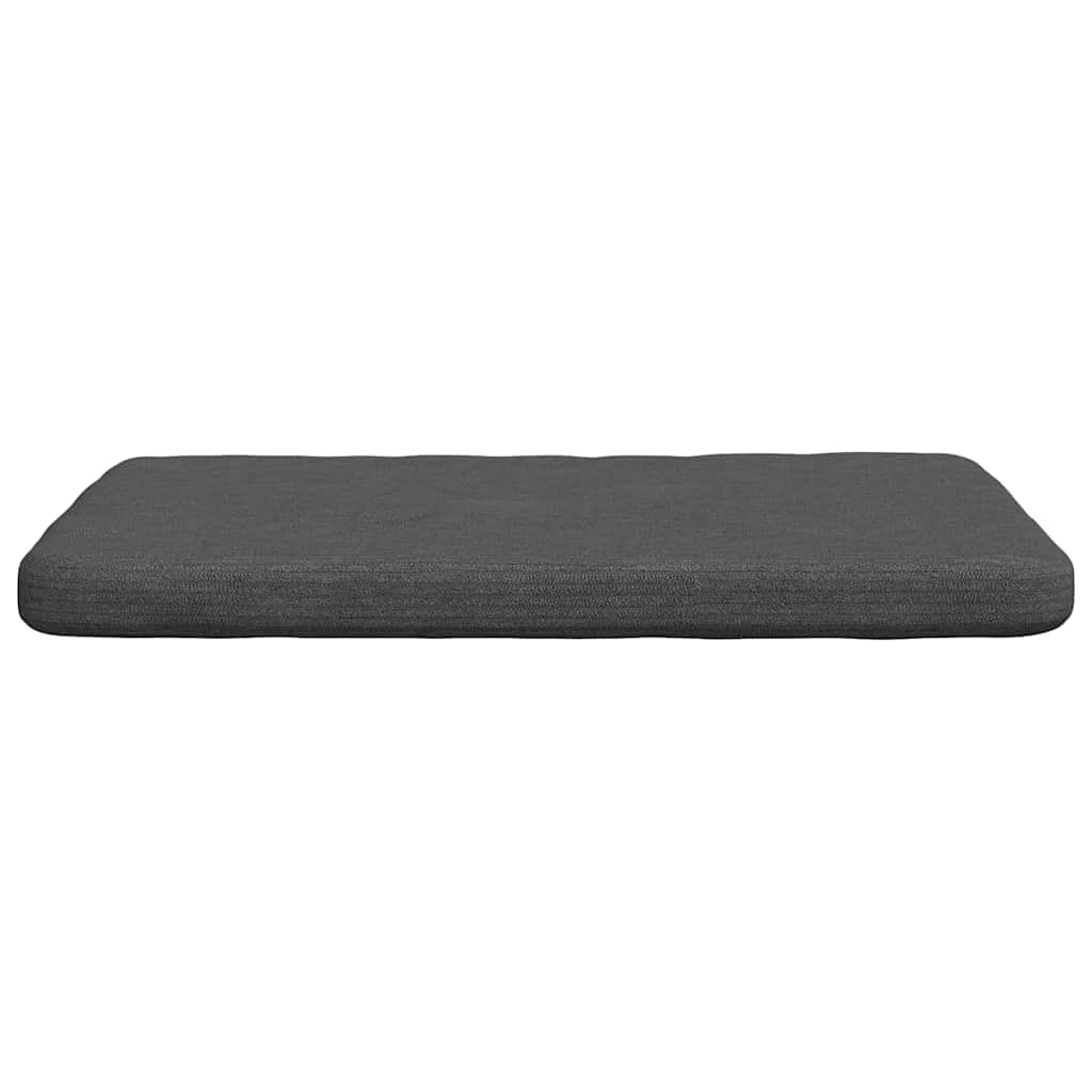 Seat Cushions 4 pcs. Corduroy Dark Gray 40 x 40 x 3 cm