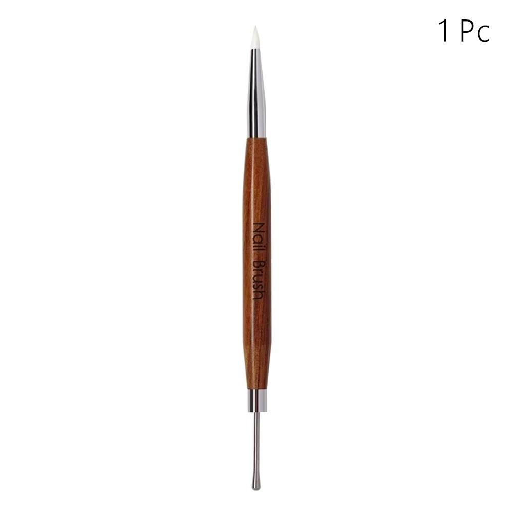 

1/2/3 шт. Силиконовая кисть для нейл-арта, двусторонняя, инструмент для DIY маникюра, новая ручка для нейл-арта 1Pcs