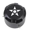 Axle Nut Cover Rugged Aluminum Black Rear Wheel Axle Nut Caps Replacement for Polaris   2015 To 2024