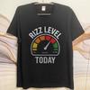 Mens Unisex Comfort Tshirt Plus Size Summer For Her T Shirt Rizz Level Gauge Today Short Sleeve Travel O Neck Tee Shirt