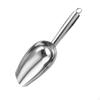 Stainless Steel Ice Scoop, Thickened, Food Grade, MultiPurpose for Milk Tea Shop, Supermarket, Grain