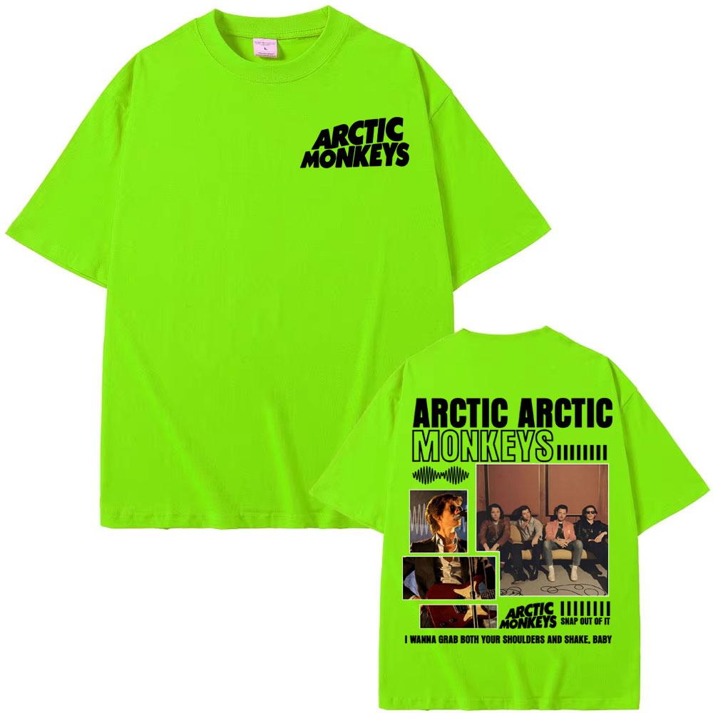 

Rock Band Arctic Monkeys Cover Graphic T Shirt Men s Clothing Hip Hop Punk Streetwear T Shirts Unisex Casual 100% Cotton T-shirt 4XL