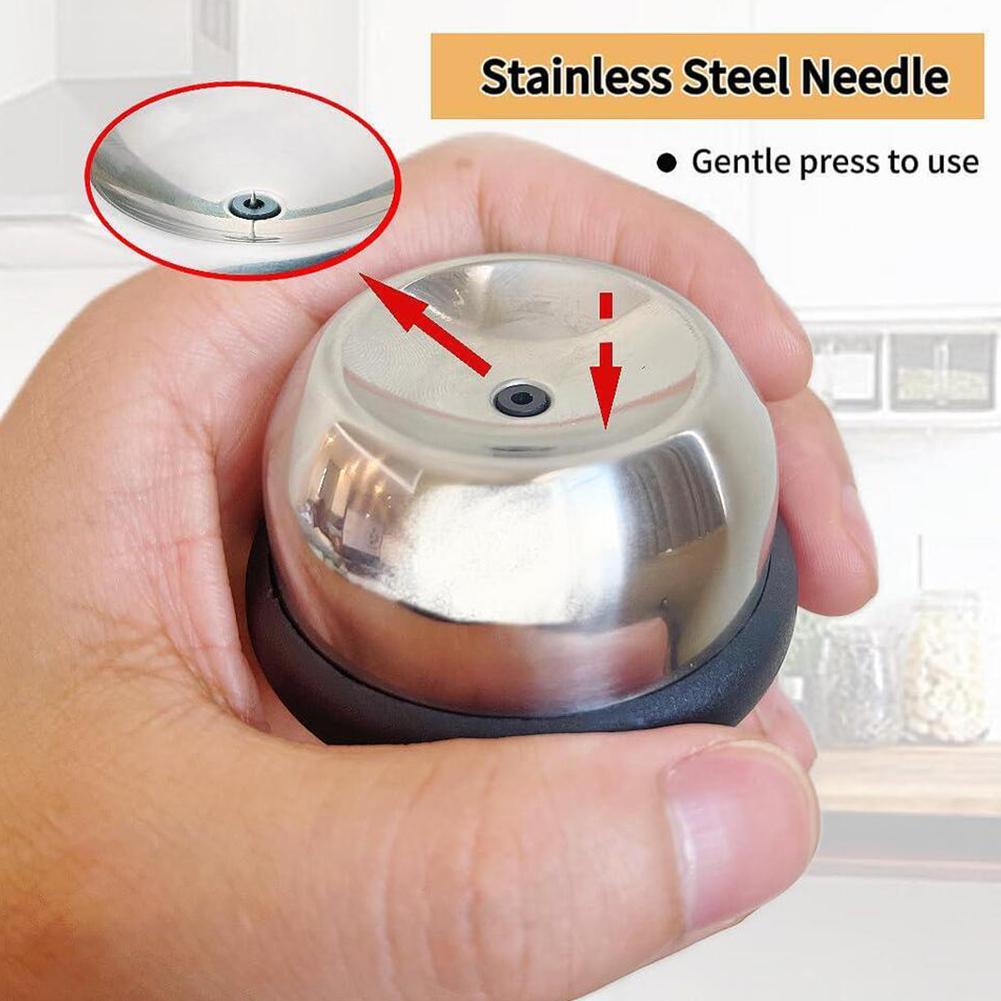 Egg Piercer, Stainless Steel Needle Egg Hole Puncher Eggs Poacher Endurance Hole Seperater Bakery Kitchen Tool For Boiled Eggs