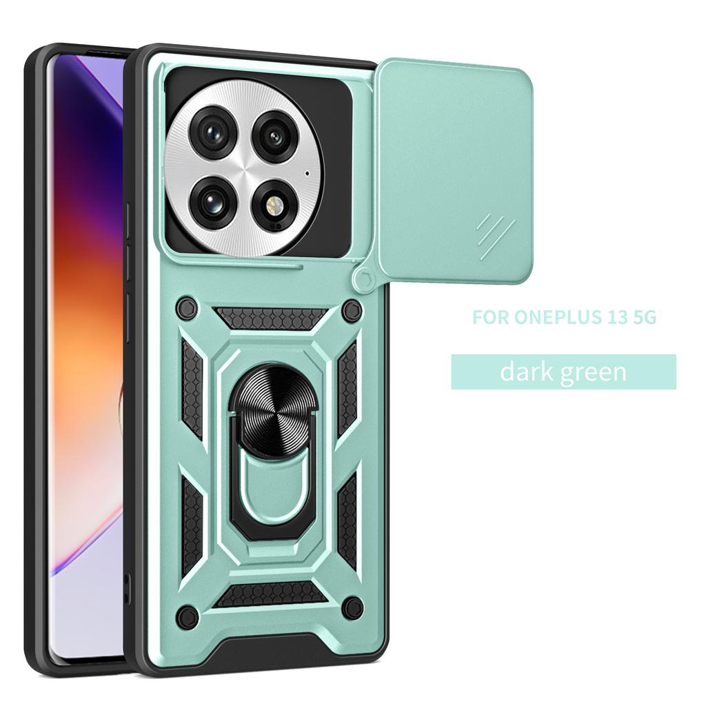 Θήκη Armor με Σταντ Για OnePlus 13 5G One Plus Κάλυμμα Με Δακτύλιο Προστασίας Φακού Μαγνητική Βάση Coque Fundas