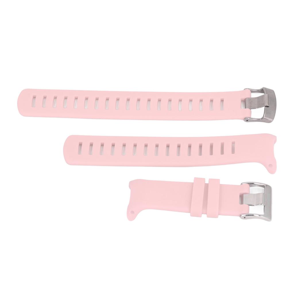 Watch Band Replacement for Suunto D4 D4i Novo Adjustable Soft Silicone Stainless Steel Clasp