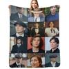 Cillian Murphy Photo Collage Throw Blanket Elegant Warm Throw Blanket for Hotel Home