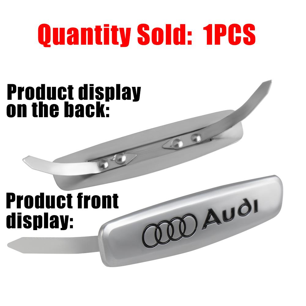 For 3q SLINE A4 B5 B6 B7 B8 A1 A3 8P 8L A6 C5 C7 A5 A7 A8 Car Seat Center Console Badge Sticker Cover Decor Auto Accessoriesq3