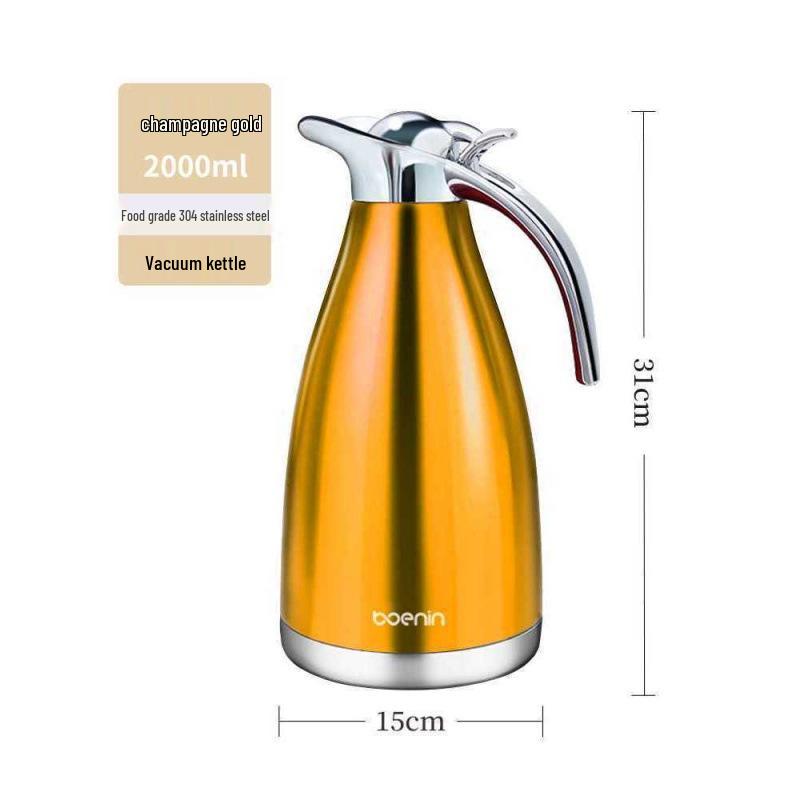 

316 Stainless Steel Thermos Flask - Large Capacity Insulated Water Bottle for Home, Dorm, or Student Use