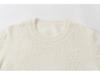 100% Pure Cashmere Hand-Crocheted Versatile Crew Neck Sweater