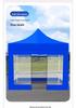 Transparent Tent Side Panel: Windproof & Waterproof Outdoor Canopy Enclosure with Thick Fabric and Durable Edging