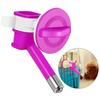 Dog Cat Water Dispenser Nozzle Drinker Home Indoor Supply Drinking Fountain Feeder (Purple)