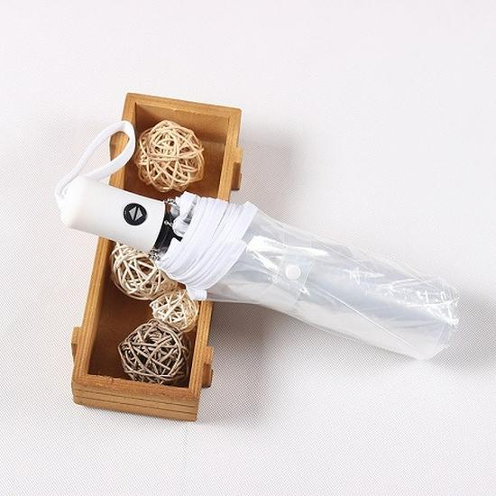 Kuromi Anime Soft Girl Transparent Folding Umbrella - Thickened and Portable