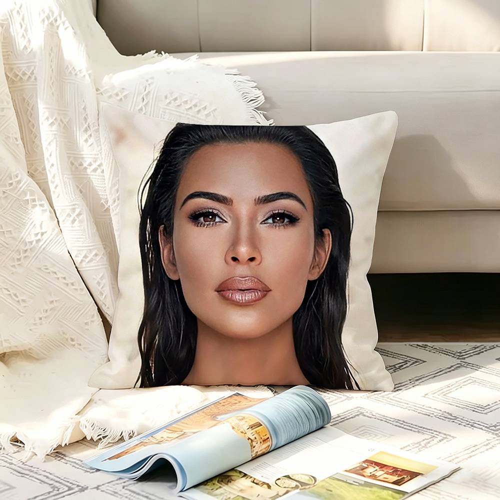 KKim KKardashian SSkims Various Sizes Square Pillow Case For Car Home Bedchamber Decor