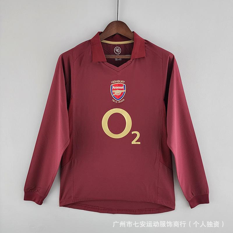Football Jersey Classic Retro Long-sleeved England Portugal Inter Milan France Jersey Wholesale Support One Piece of Hair