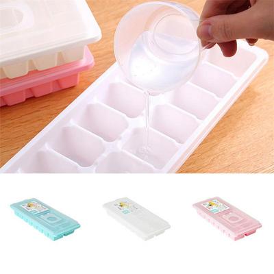 Ice Cube Maker Tray 16 Grid Ice Cube Maker Mold With Lid For Ice Cream Party Whiskey Cocktail Cold Drink Ice Mold Kitchen Tool