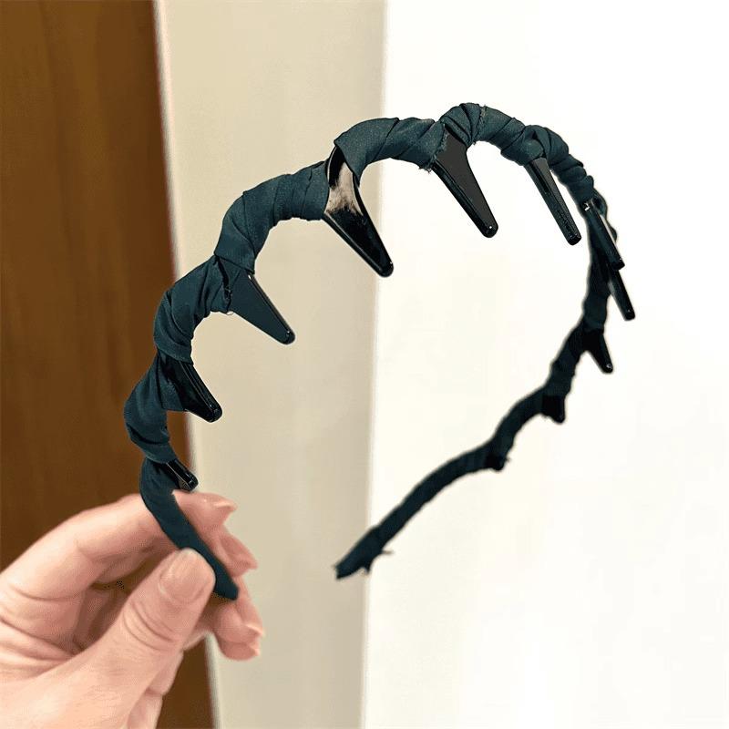 

Shark Tooth Wave Headband with Teeth for Bangs - 2024 Style, Adds Height Without Tightness