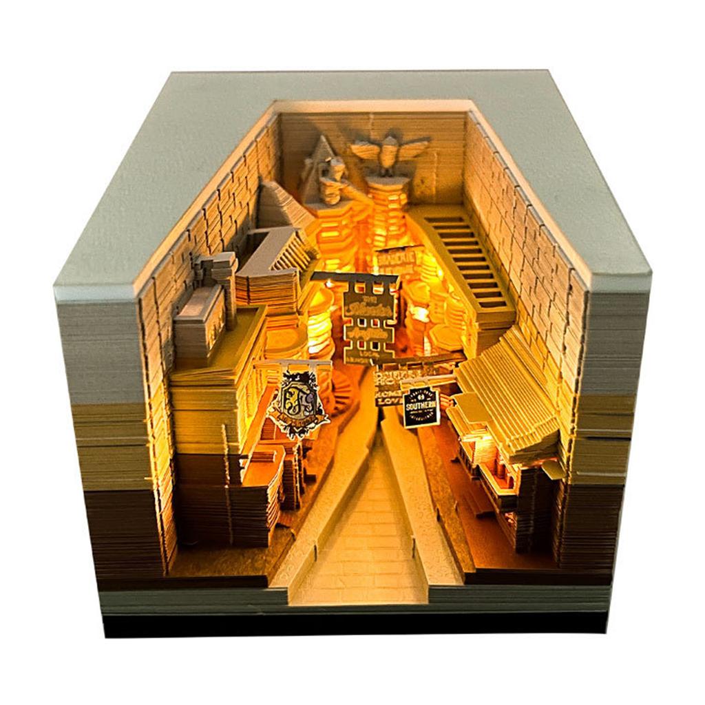2026 Kreativ Magiskt Slott Kalenderklistermärke 3D Handriven Slott Kalender Riv-av Anteckningsblock DIY Hantverk Gåvor Juldekoration Gåvor