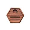 51/53/58Mm Universal Espresso Coffee Puck Screen Storage Rack Multifunctional Wooden Hexagon Coffee Mesh Filter Stand