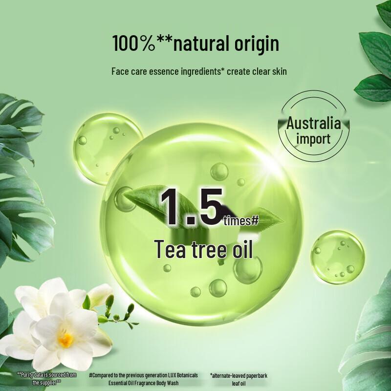 Lux Botanical Essential Oil Fragrance Shower Gel